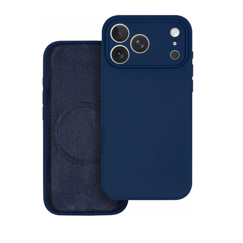 Накладка силиконовая Zibelino Hard Case MagSafe iPhone 17 Pro Max/18 Pro Max Dark Blue фото 