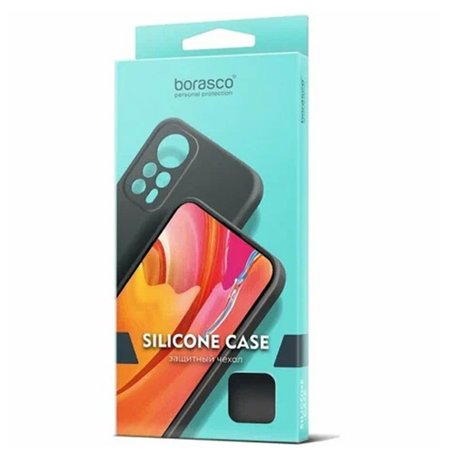 Накладка силиконовая BoraSCO Samsung Galaxy S23+ Black фото 