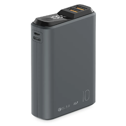 Внешний аккумулятор Olmio QS-10 QC 3.0 +PD 10000mAh 22.5W Dark Gray фото 